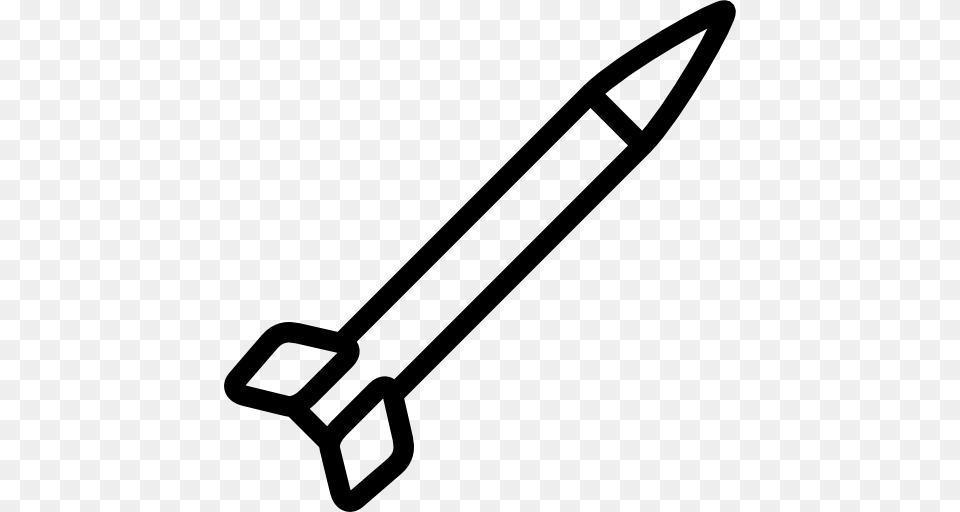 Missile, Gray Free Transparent Png