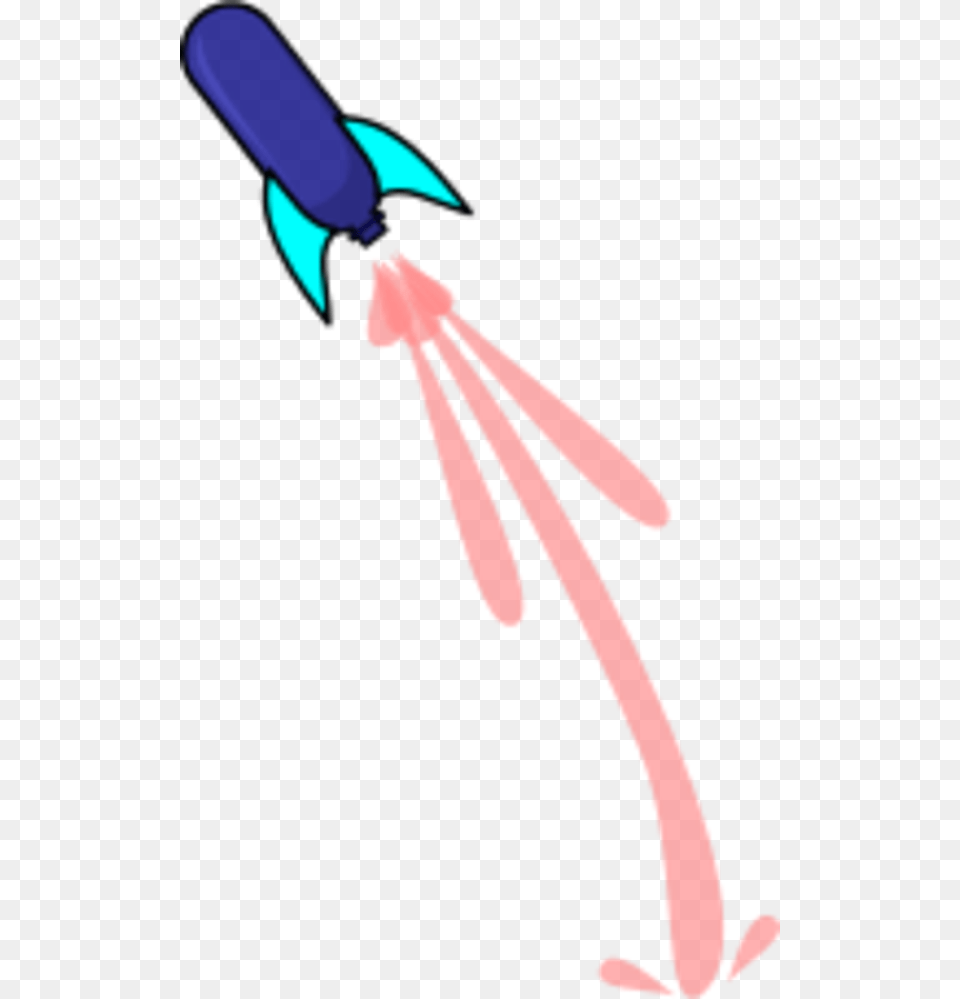 Missile Clipart Rocket Launching Bottle Rockets Clip Art, Cutlery, Smoke Pipe, Device Png Image