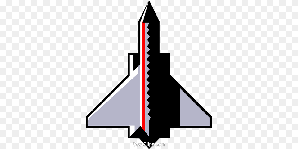 Missile Royalty Vector Clip Art Illustration, Aircraft, Transportation, Vehicle, Ammunition Png Image