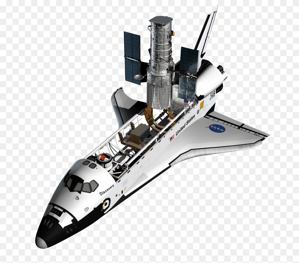 Missile Transparent Stickpng Space Shuttle Hubble Telescope, Aircraft, Space Shuttle, Spaceship, Transportation Free Png
