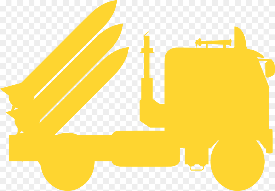 Missile Truck V2 Silhouette, Grass, Plant, Animal, Fish Free Png