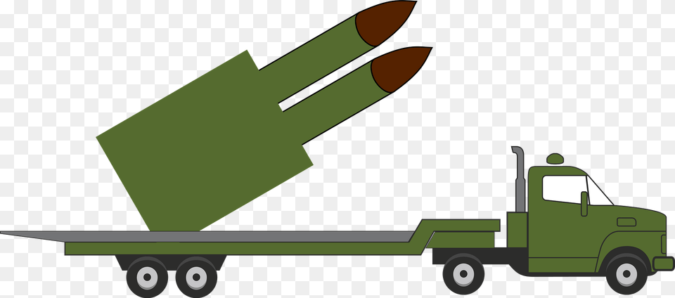 Missile Vehicle Clipart, Ammunition, Weapon, Machine, Wheel Png Image