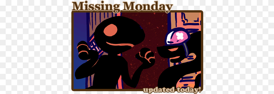 Missing Monday Updated Today Comic Poster, Baby, Person, Helmet Free Png