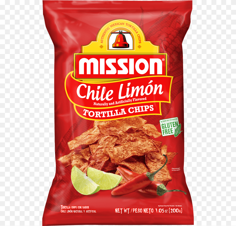 Mission Chile Limon Tortilla Chips, Food, Snack Free Png