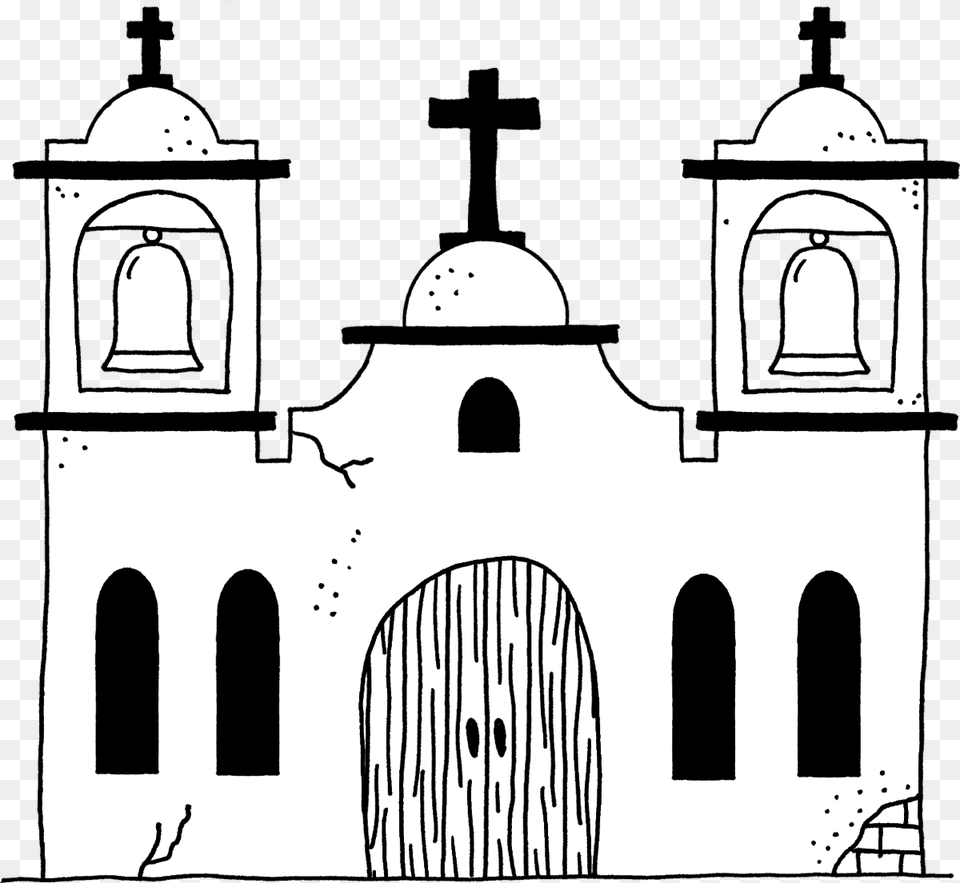 Mission Clip Art, Arch, Architecture, Bell Tower, Building Free Png