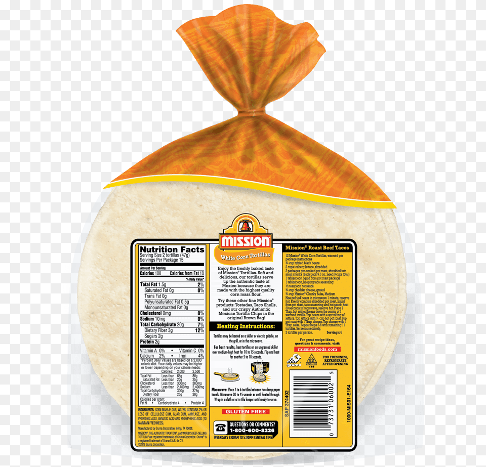 Mission Corn Tortillas, Bread, Food Free Transparent Png