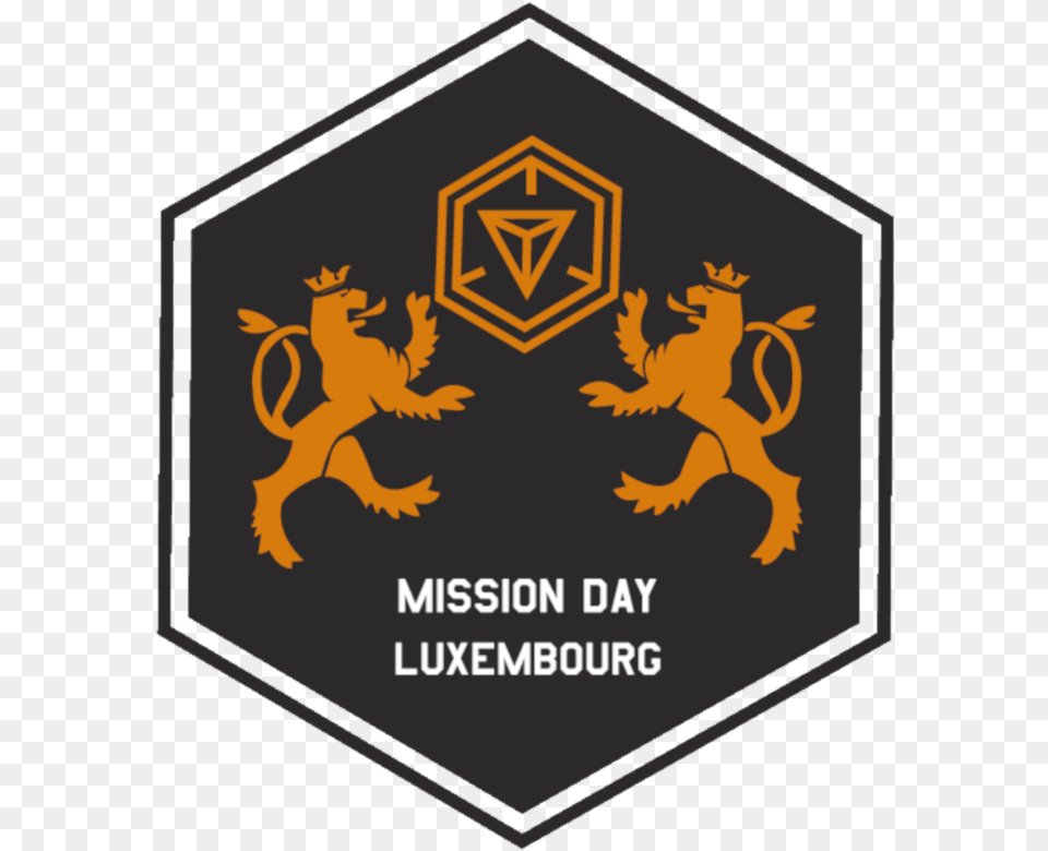 Mission Day Luxembourg Provisioning Logo, Emblem, Symbol, Person Free Transparent Png