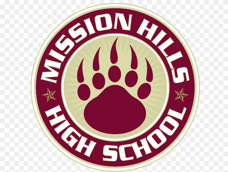 Mission Hills High School Home Of The Grizzlies Mission Hills High School Mascot, Logo, Emblem, Symbol Png Image