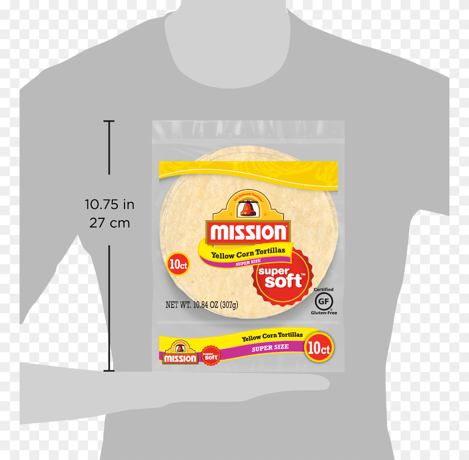 Mission Super Size White Corn Tortillas, Bread, Food, Clothing, T-shirt Free Transparent Png