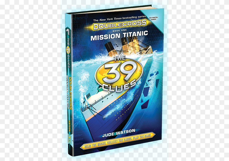 Mission Titanic 39 Clues Doublecross Book 1 Mission Titanic, Advertisement, Poster, Disk Png