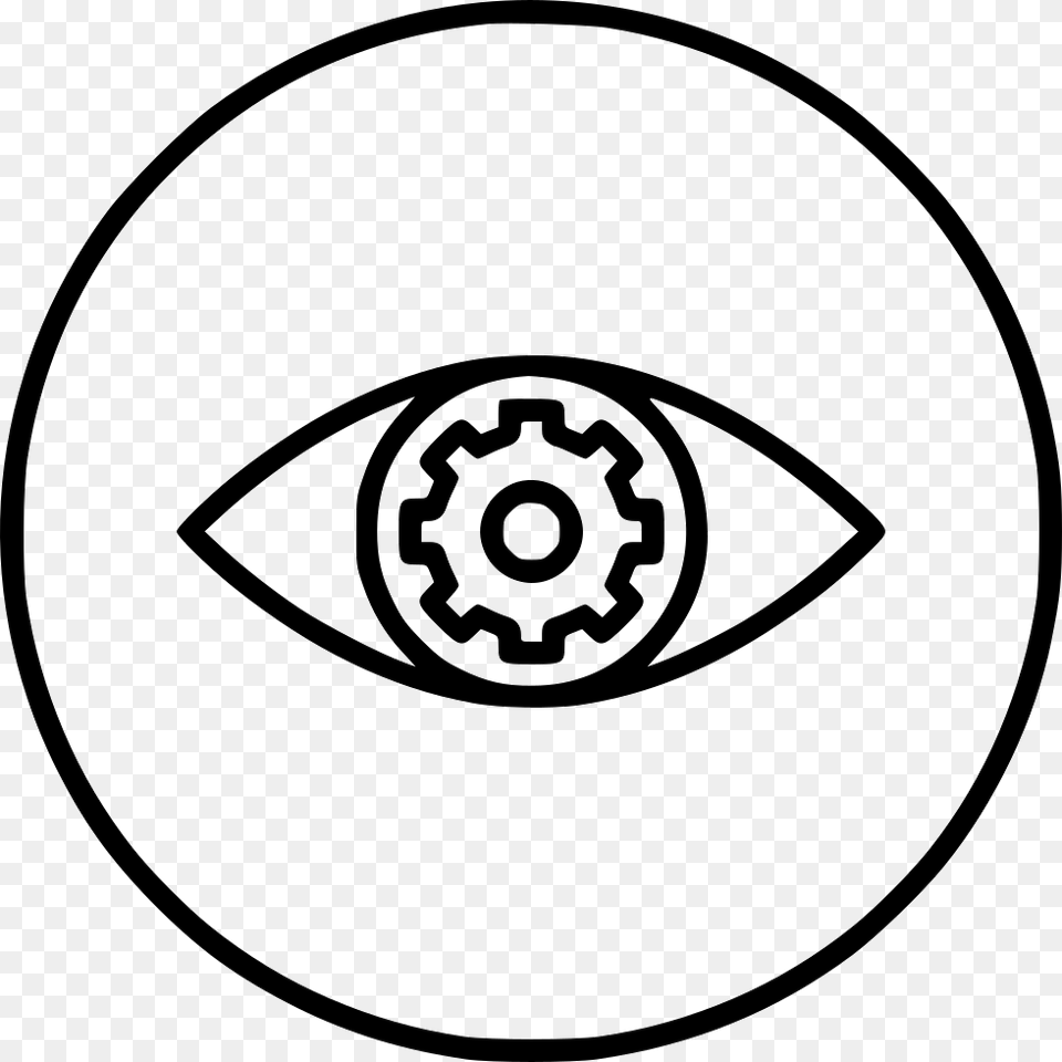 Mission Vision View Settings Preferences Svg Data Science Experiments Icon, Machine, Wheel, Disk Free Png Download