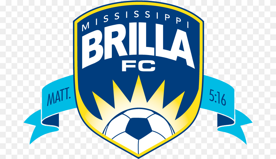 Mississippi Brilla Fc, Badge, Logo, Symbol, Ball Png Image