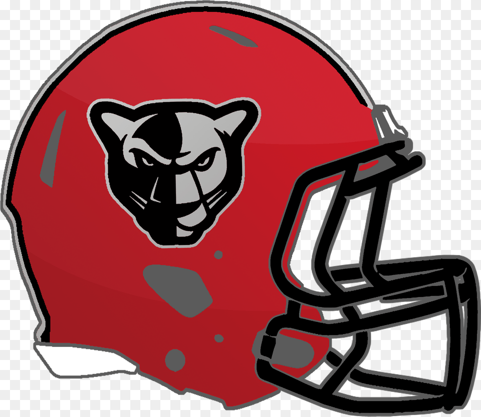 Mississippi High School Helmets A Petal Panthers, Helmet, American Football, Playing American Football, Football Free Png Download