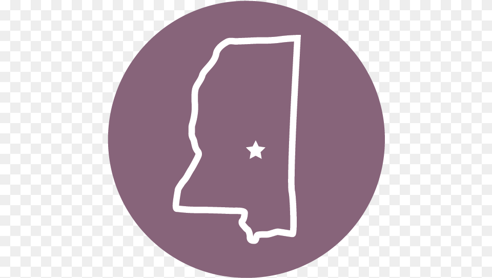 Mississippi Outline Emblem, Text Free Png Download