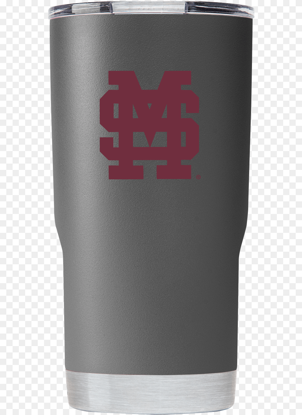 Mississippi State 20 Oz Gray Stacked Ms Tumbler Caffeinated Drink, Steel, Glass Free Png