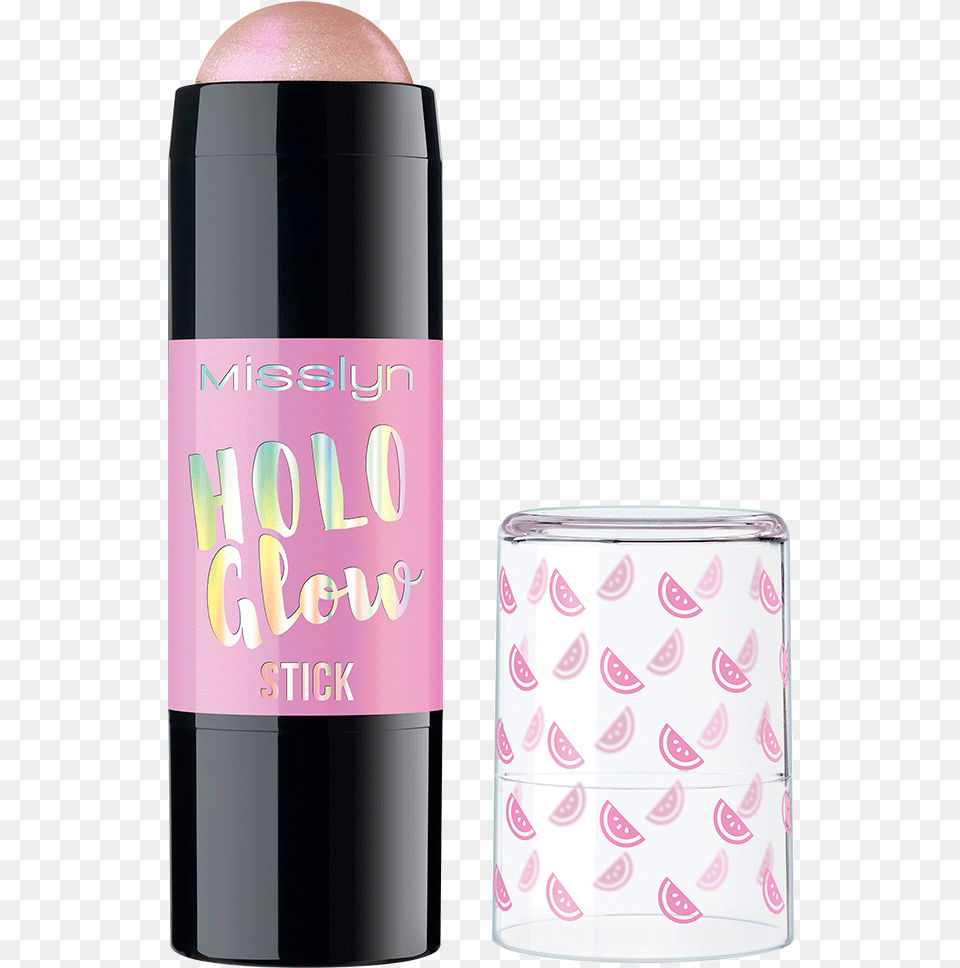 Misslyn Holo Glow Stick Misslyn Holo Mania Holo Glow Stick Highlighter, Cosmetics, Lipstick, Bottle, Shaker Png