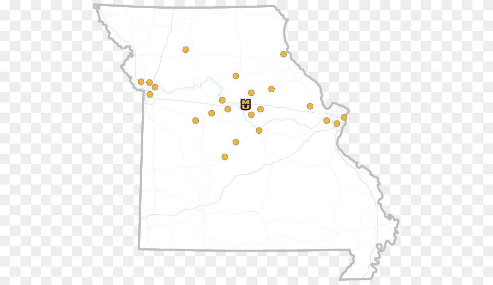 Missouri Map Missouri Ava Wine, Chart, Plot, Atlas, Diagram Free Png Download