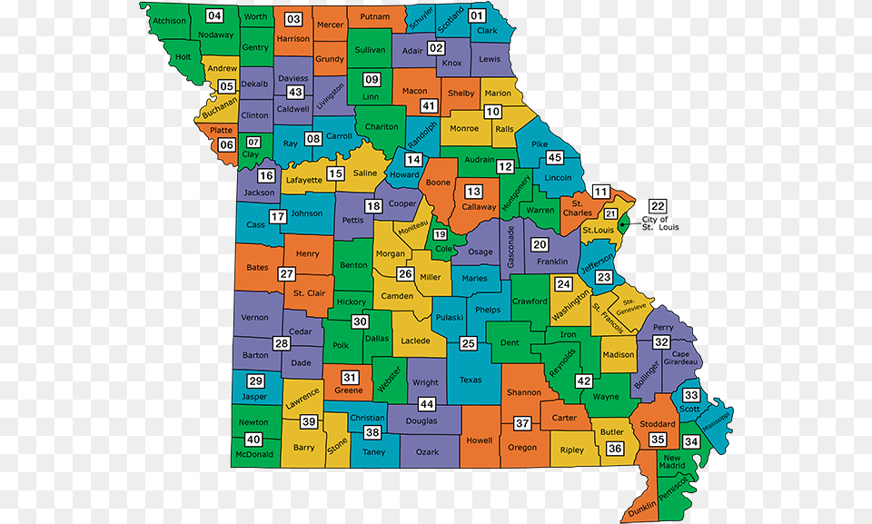 Missouri Map Whole Missouri Trial Courts, Chart, Plot, Person, Atlas Free Png