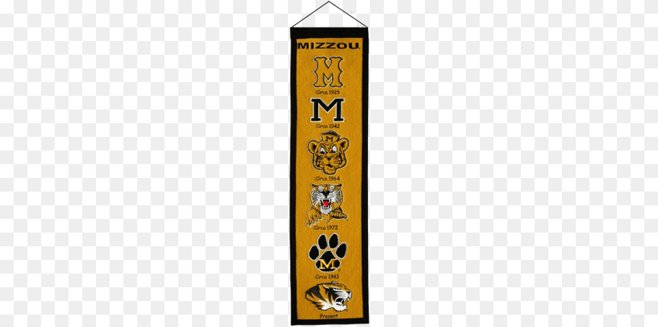 Missouri Tigers Deluxe Framed Wool Heritage Banner, Alcohol, Beverage, Emblem, Symbol Png Image
