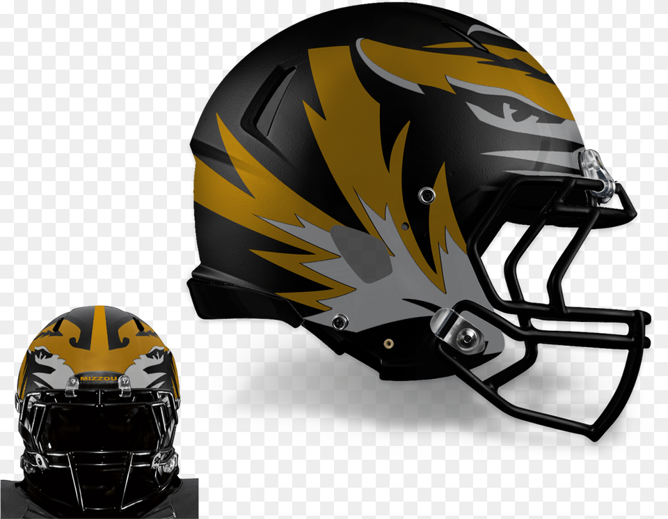Missouri Tigers Football Helmet, Crash Helmet, American Football, Person, Playing American Football Png