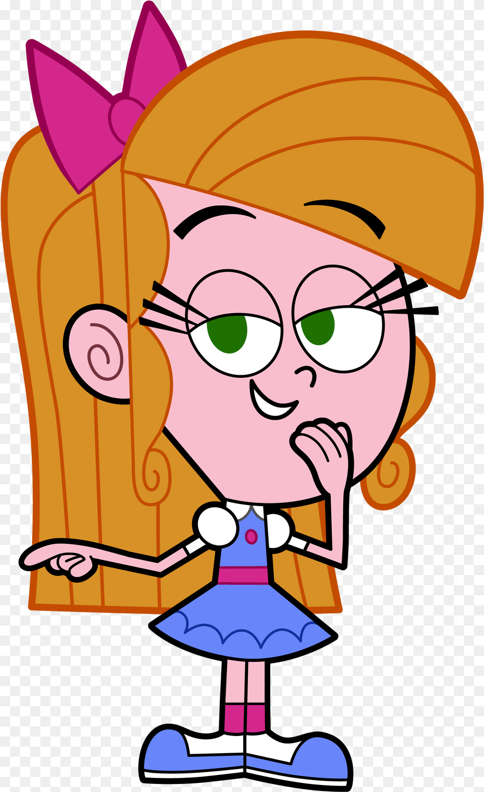 Missy The Responder Fairly Oddparents Missy, Cartoon, Baby, Person, Face Png