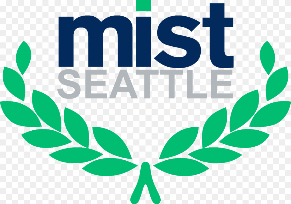 Mist Seattle, Green, Leaf, Logo, Plant Free Png