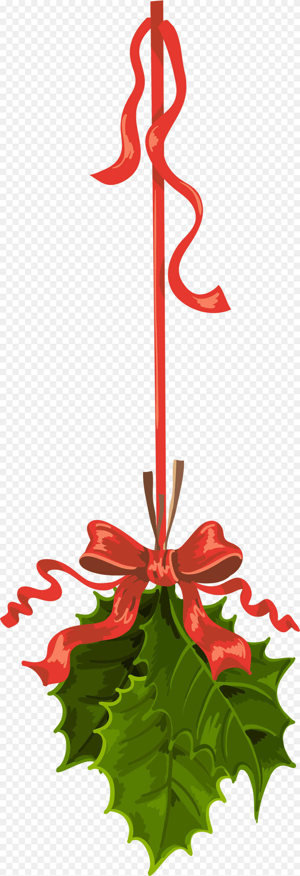 Mistletoe Christmas Clip Art Hanging Mistletoe Transparent, Flower, Plant, Leaf, Flower Arrangement Free Png
