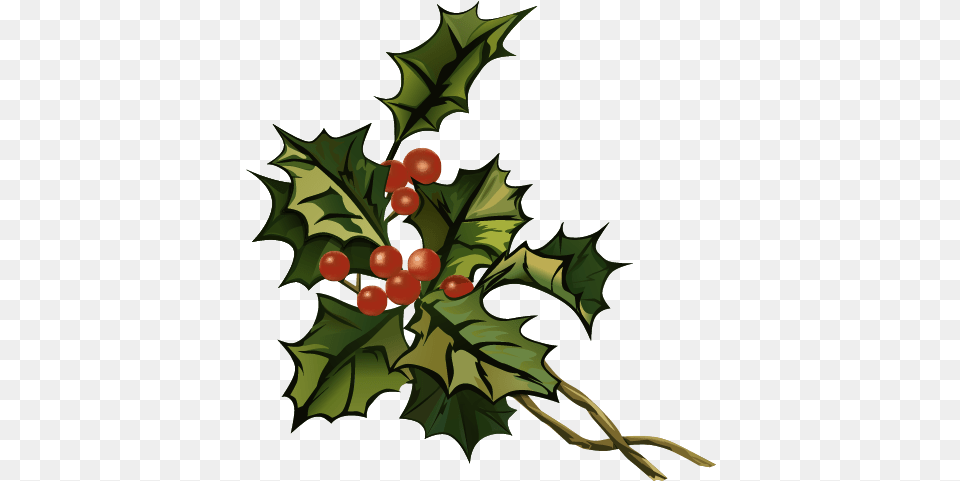 Mistletoe Left Ozark Radio News Christmas Card, Leaf, Plant, Food, Fruit Free Png