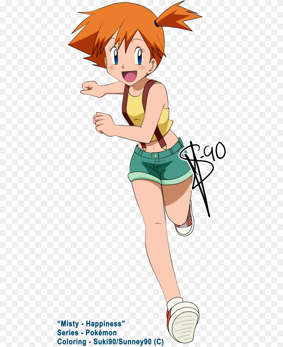 Misty 5 Misty Pokemon, Book, Clothing, Comics, Publication Png Image