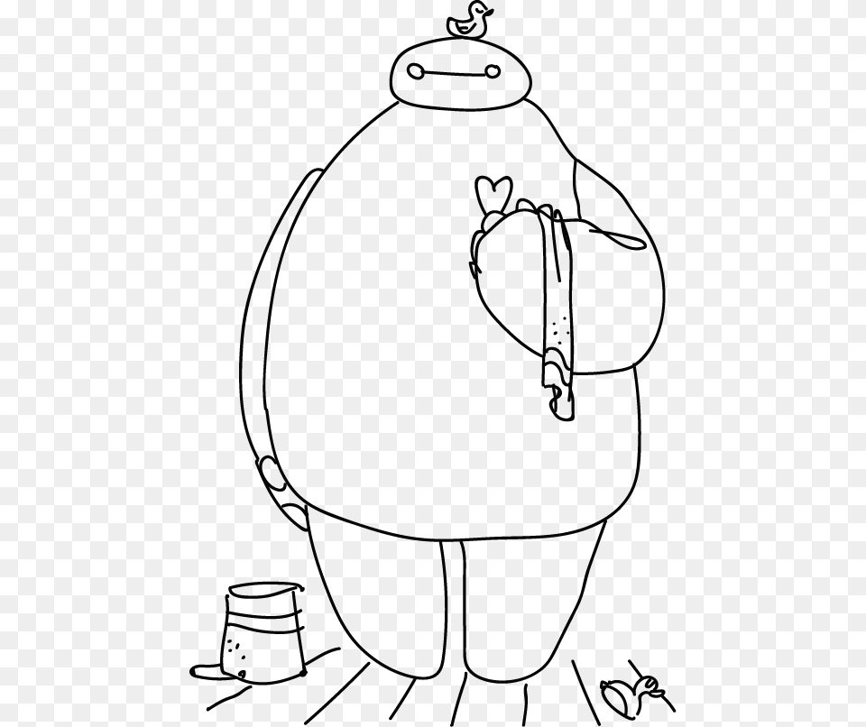 Misty Baymax Oversketch Both 03 Misty Baymax Oversketch Line Art, Jar, Drawing, Pottery, Animal Free Png