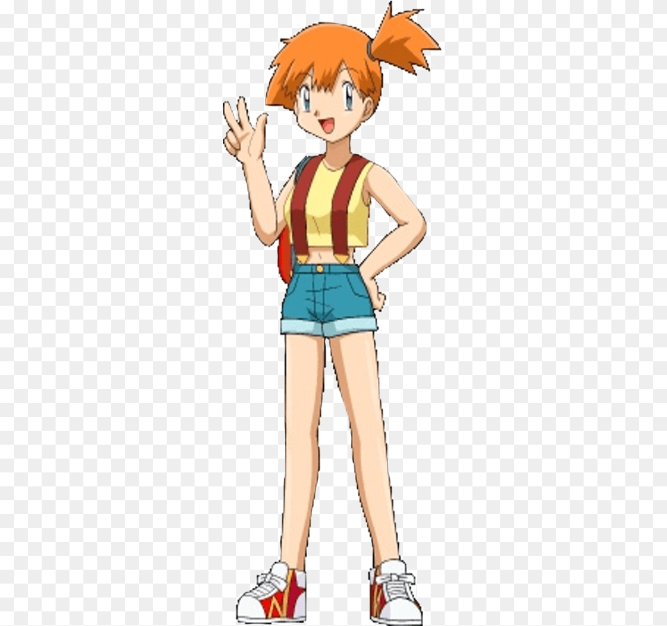 Misty Pokemon 7 Image Misty Pokemon Cosplay Makeup, Book, Clothing, Comics, Publication Png