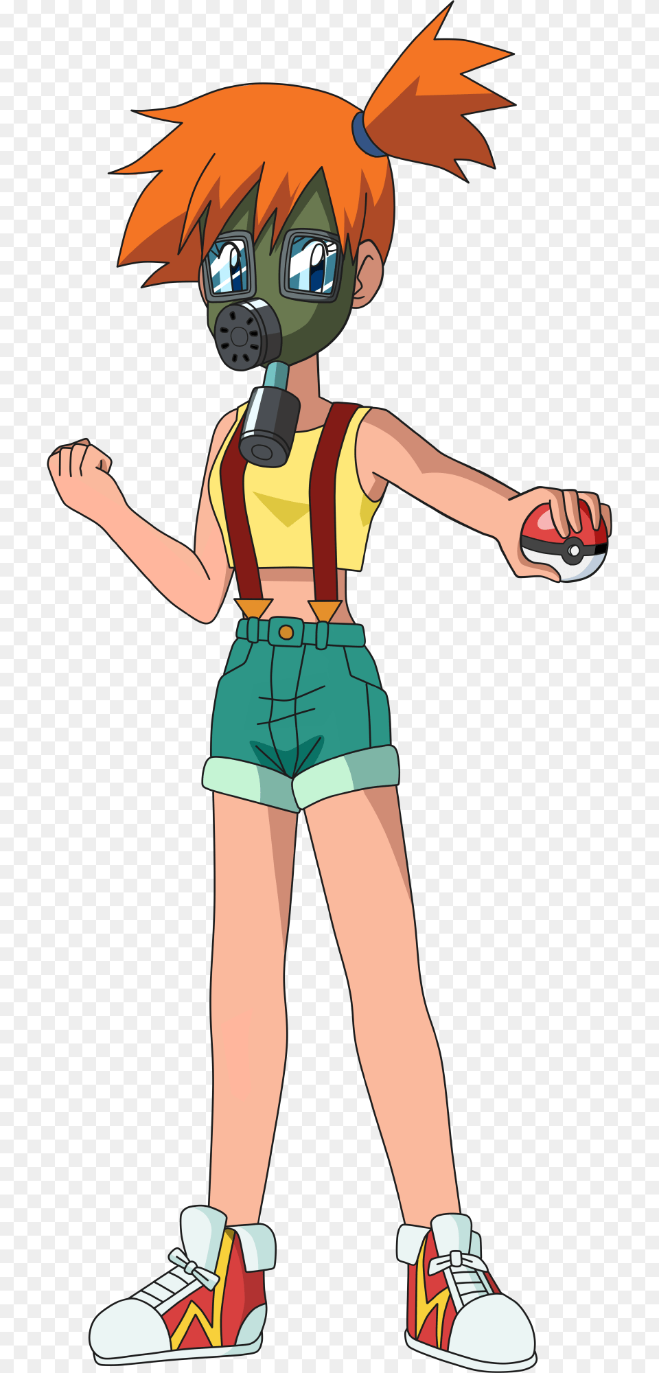 Misty Pokemon Gas Mask Download, Book, Clothing, Comics, Publication Free Png