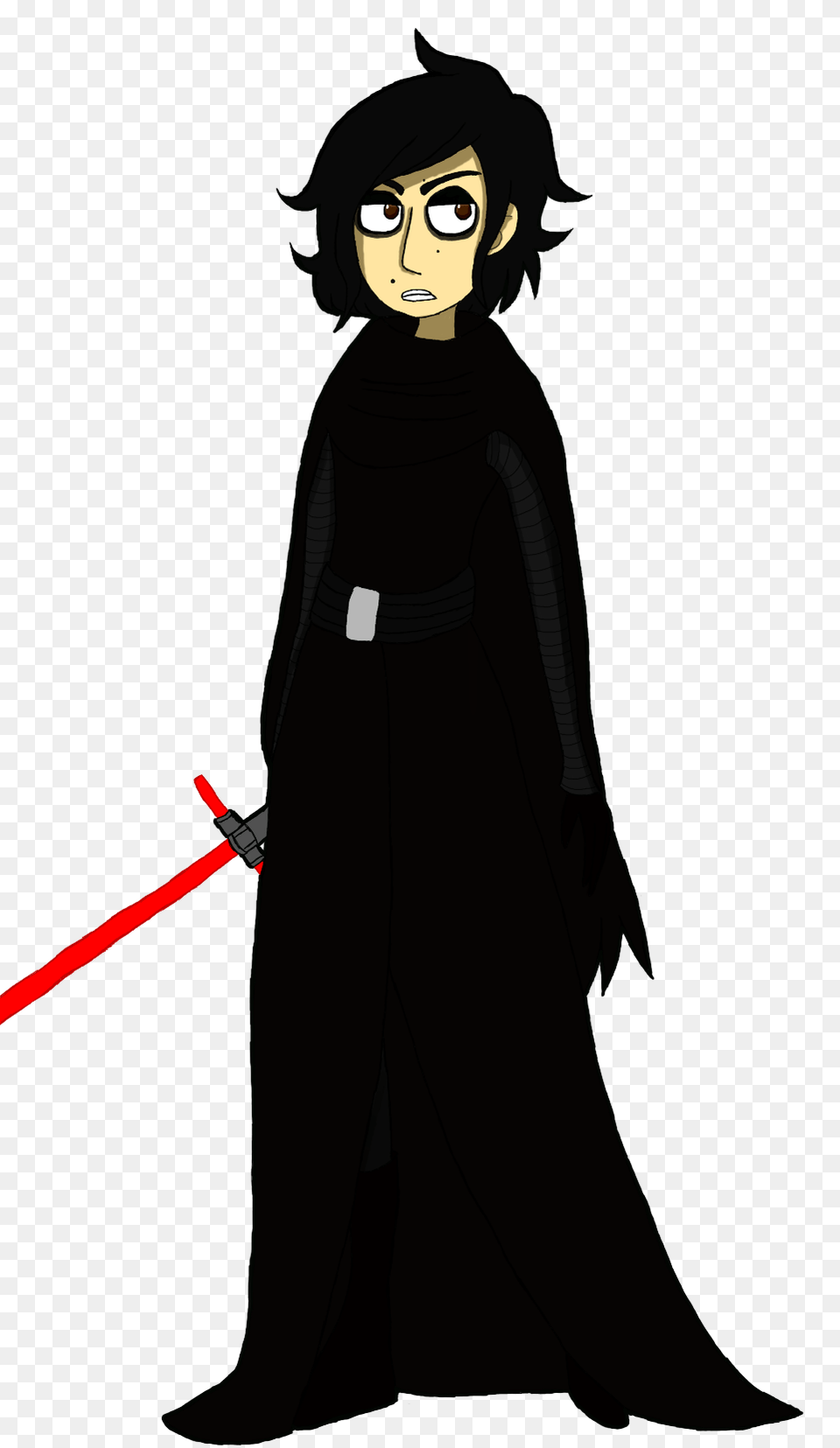 Misznacnacartblog There He Is The Emo Trash Lord Kylo Ren, Fashion, Person, Face, Head Png