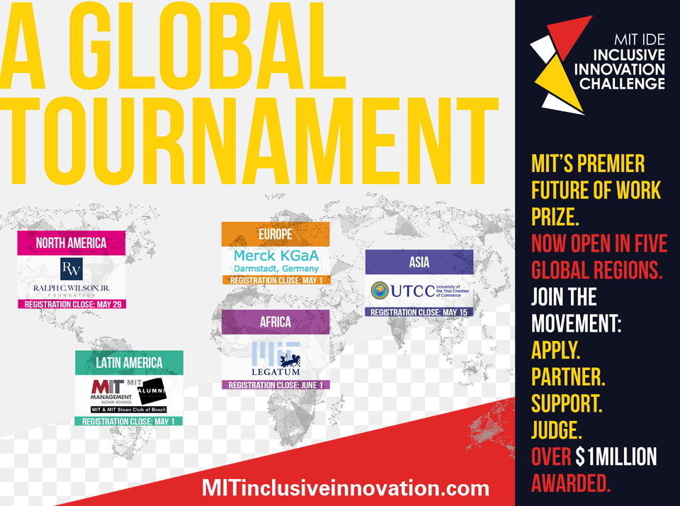 Mit Expands Premier 1m Future Of Work Prize Inclusive Tournament, Advertisement, Poster Free Transparent Png