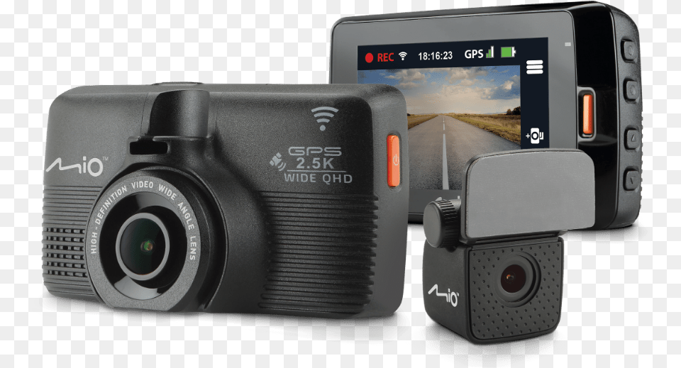 Mitac Mio 7series Mivue Dashcam Camera Mio7series Mio Mivue 798 Dual, Digital Camera, Electronics, Video Camera Free Png Download