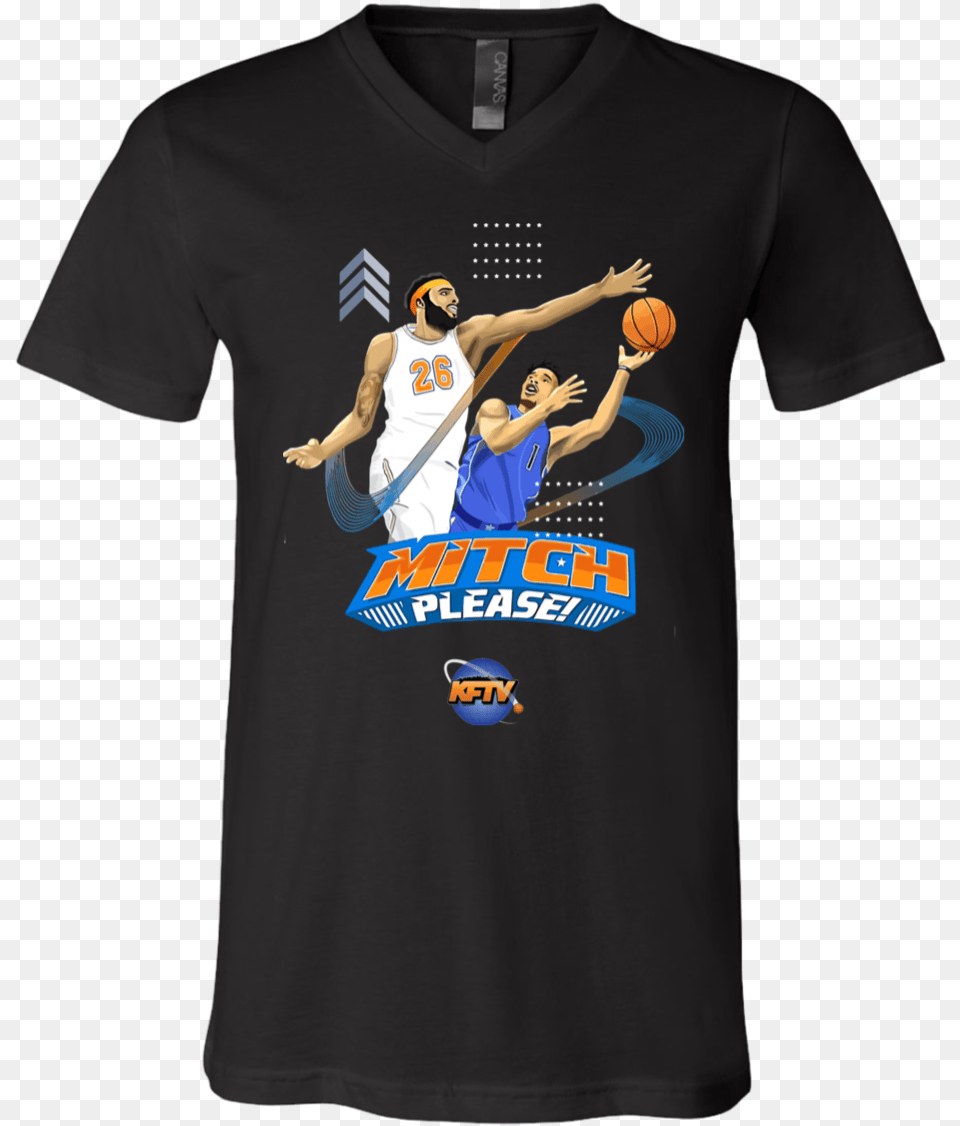 Mitch Please Shirt Knicks, Clothing, T-shirt, Ball, Basketball Free Transparent Png