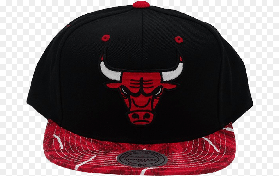 Mitchell Amp Ness Chicago Bulls, Baseball Cap, Cap, Clothing, Hat Png Image