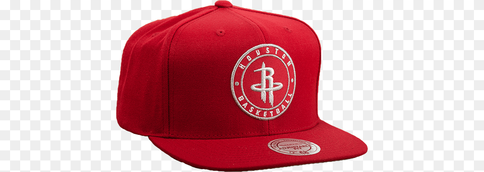 Mitchell Amp Ness Nba Houston Rockets Twill Circle Patch Rockets Hat Transparent, Baseball Cap, Cap, Clothing Png