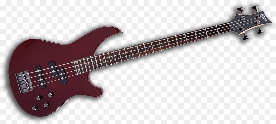 Mitchell Electric Bass Guitar Blood Red Mini Electric Guitar Mitchell, Bass Guitar, Musical Instrument Free Png Download