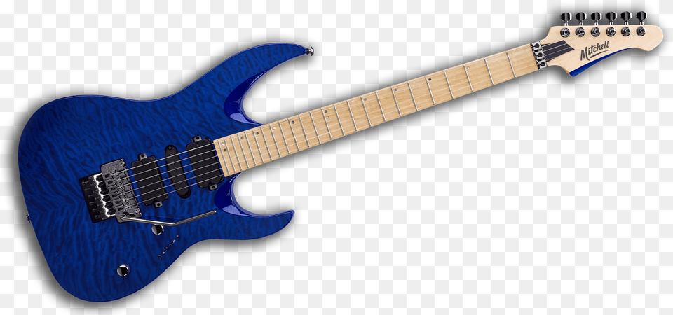 Mitchell Hd400 Blue, Electric Guitar, Guitar, Musical Instrument, Bass Guitar Png Image