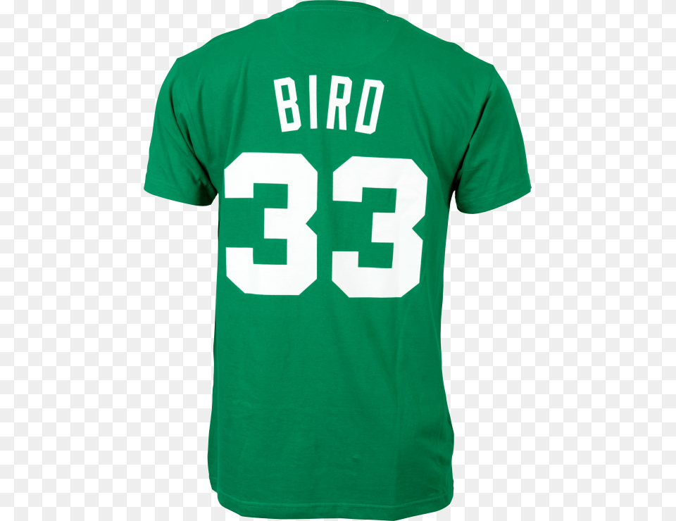Mitchell Ness Boston Celtics Hardwood Classics Larry Bird, Clothing, Shirt, T-shirt Png