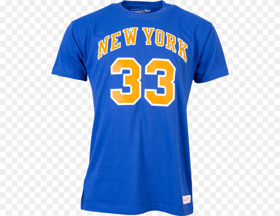 Mitchell U0026 Ness New York Knicks Hardwood Classics Patrick Active Shirt, Clothing, T-shirt, Jersey Free Png