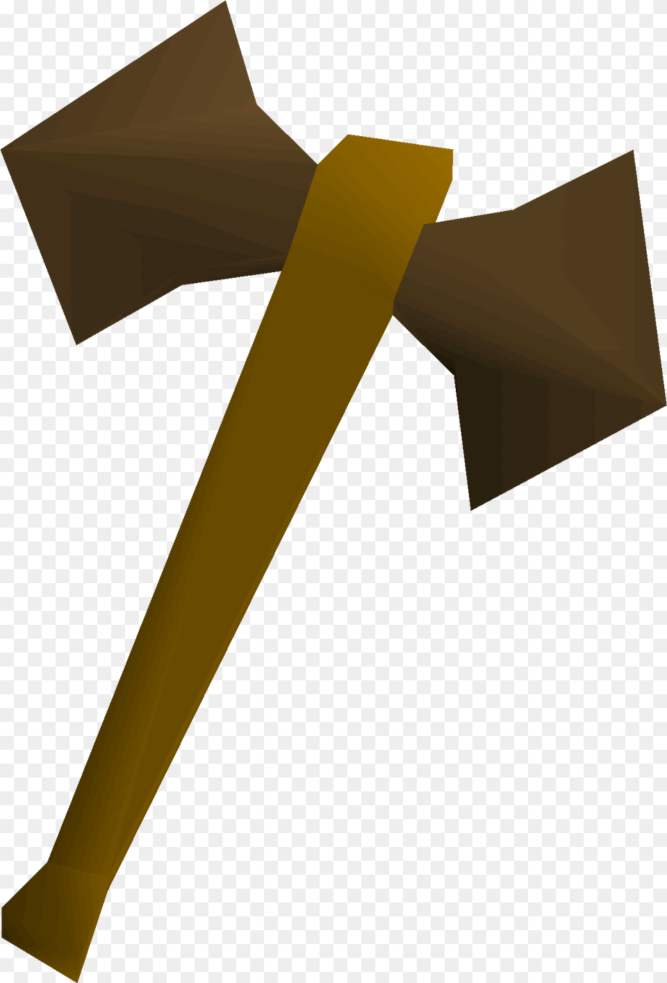 Mithril Battleaxe Runescape Clipart Gold Black Battle Axe, Device, Cross, Symbol, Weapon Png Image