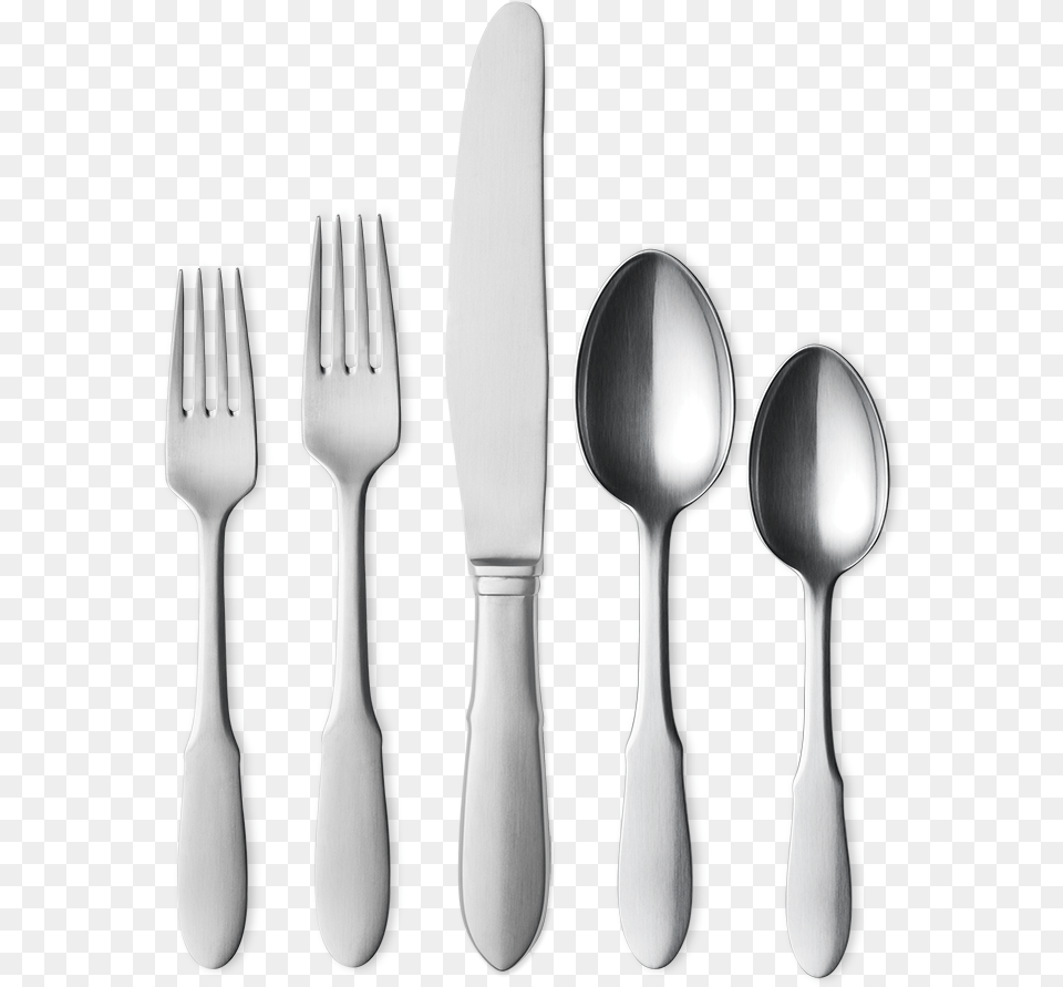 Mitra 5 Pcs Georg Jensen Stainless Steel Flatware, Cutlery, Fork, Spoon, Blade Free Png