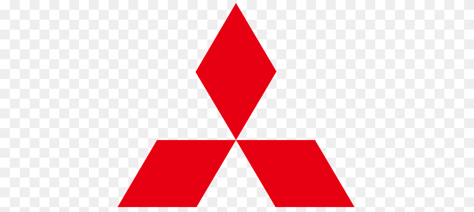 Mitsubishi Symbol Logo, Triangle Free Png