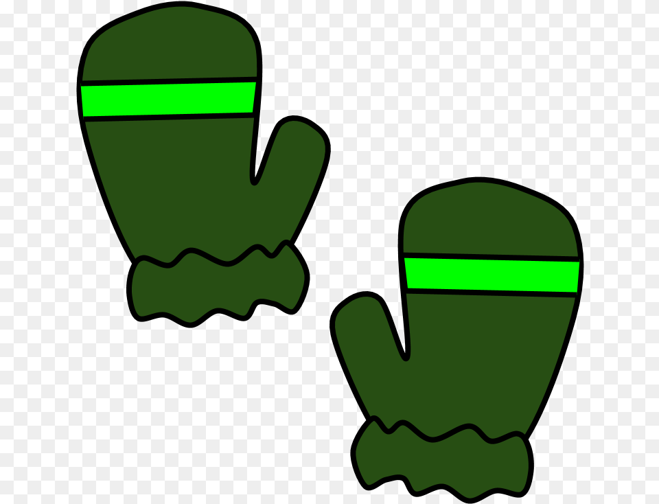Mittens Fur Cuff Stripe Green, Body Part, Hand, Person Png Image