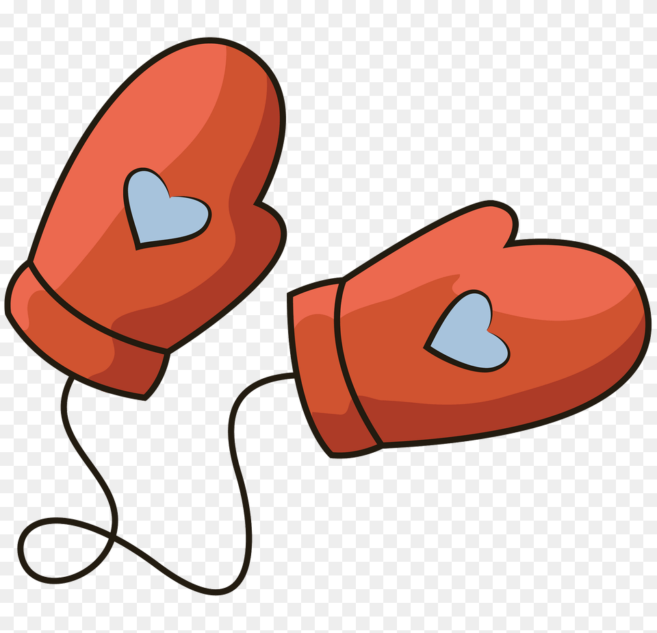 Mittens With Hearts Clipart, Computer Hardware, Electronics, Hardware, Mouse Png