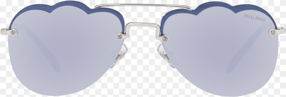Miu Cloud Frames Reflection, Accessories, Glasses, Sunglasses Free Transparent Png