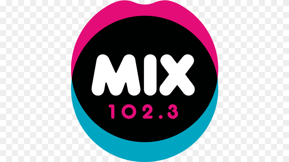 Mix 1023 Logo, Sticker Free Png