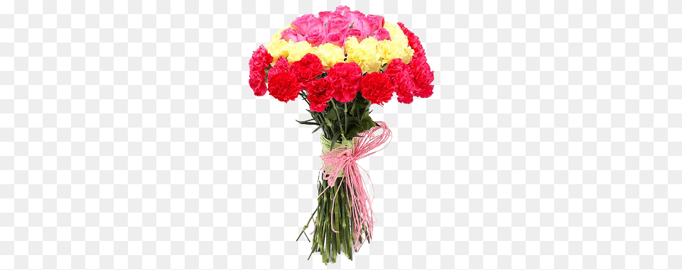 Mix Flowers Bunch Of 50 Carnations Amp Roses Flower Bouquet, Carnation, Flower Arrangement, Flower Bouquet, Plant Free Png